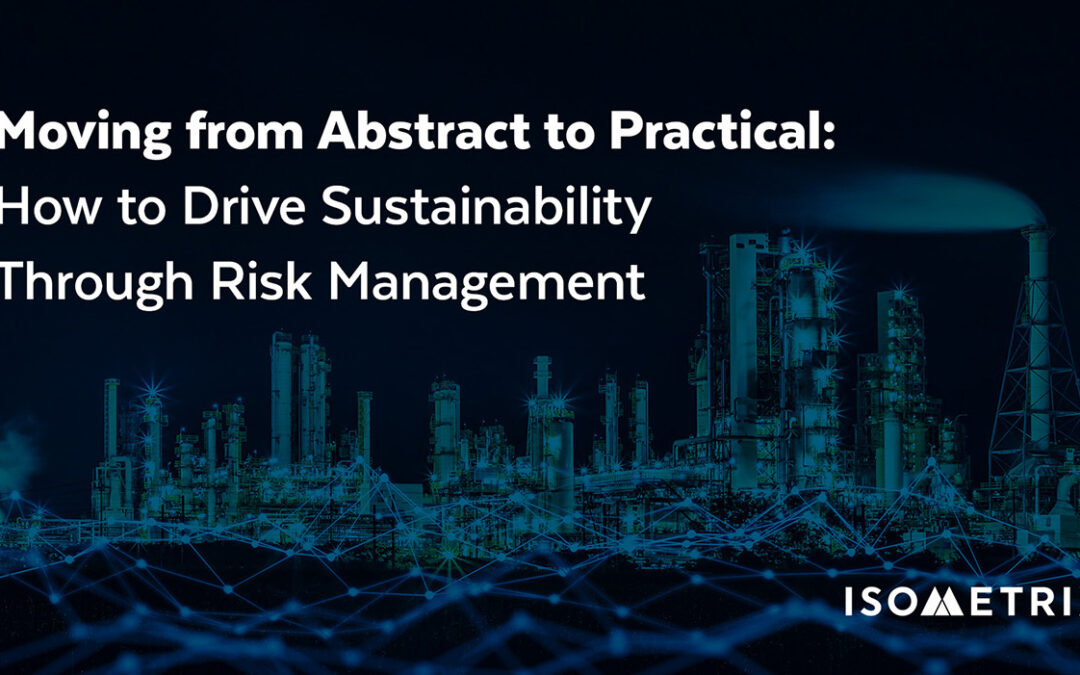 Webinar: How to drive sustainability through risk management